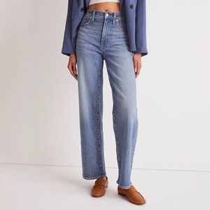 Madewell The Perfect Vintage Wide-Leg Jean Heathcote Wash size 27